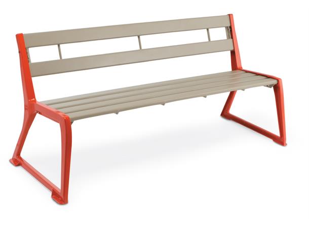 Re-Designed Classic Bench, Tan Panels